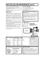 Preview for 2 page of DLS R4 REFERENCE series Installation Instructions