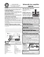 Предварительный просмотр 1 страницы DLS SP12i Owner'S Manual