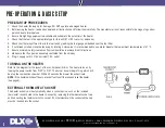 Preview for 6 page of DLX XW-70 Manual