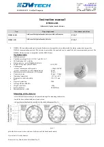 Предварительный просмотр 2 страницы DM TECH D9000A SR Instruction Manual