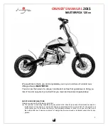 d'Magna MASTERFOX 125cc 2015 Owner'S Manual preview
