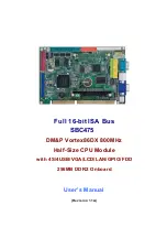 Preview for 1 page of DM&P Group SBC475 User Manual