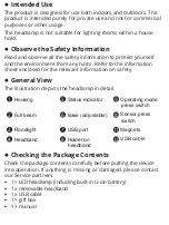 Preview for 3 page of Dmax HLG112 User Manual