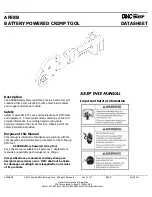 Preview for 1 page of DMC AFE8B Datasheet