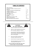 Preview for 2 page of DMC Combine CALC-U-DRI II Owner'S Manual