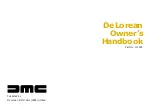 Preview for 3 page of DMC De Lorean Owner'S Handbook Manual