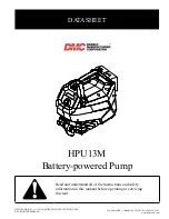 Предварительный просмотр 1 страницы DMC HPU13M Datasheet