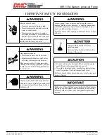 Предварительный просмотр 4 страницы DMC HPU13M Datasheet