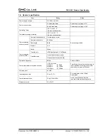 Preview for 4 page of DMC TSC-30/IC Product Specification