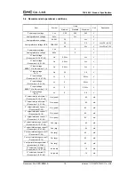 Preview for 11 page of DMC TSC-30/IC Product Specification