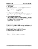 Preview for 20 page of DMC TSC-30/IC Product Specification