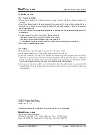 Preview for 26 page of DMC TSC-30/IC Product Specification