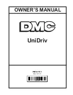 Предварительный просмотр 1 страницы DMC UniDriv Owner'S Manual