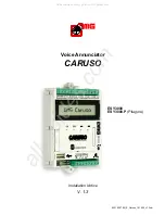 DMG CARUSO ESY3000 Installation Notice preview