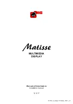 Предварительный просмотр 1 страницы DMG Matisse Series Installation Manual