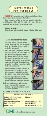 Preview for 2 page of DMI EXTRA WIDE STEEL Quick Start Manual