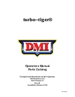 DMI TURBO-TIGER Operator'S Manual preview