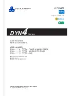 DMM DYN4 Series Instruction Manual preview