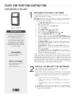 DMP Electronics 1127C Installation Manual preview