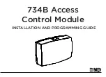 Preview for 1 page of DMP Electronics 734B Installation And Programming Manual