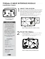 Preview for 1 page of DMP Electronics 738Zplus Installation Manual