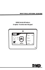 DMP Electronics 9800 Series Installation Manual preview