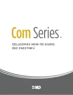 DMP Electronics CELLCOMEX Com Series How-To Manual preview