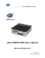 Предварительный просмотр 1 страницы DMP Electronics eBox-2300SX-NWP User Manual