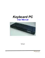 DMP Electronics Keyboard PC User Manual предпросмотр