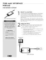 DMP Electronics myQ 736Q Installation Sheet preview