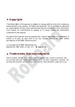 Preview for 2 page of DMP Electronics RoBoard RM-G145 Quick Start Manual