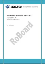 Preview for 1 page of DMP Electronics RoBoard RM-G211 Manual