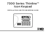 Preview for 1 page of DMP Electronics Thinline 7300 Series Installation And Programming Manual