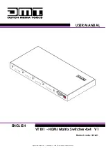 Preview for 1 page of DMT 101221 User Manual