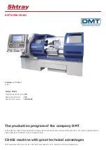 DMT CD402 Manual preview