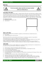 Preview for 3 page of DMT Fast-Setup Screen Pro Manual