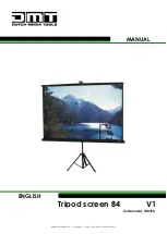 DMT Tripod screen 84 V1 Manual предпросмотр