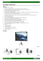 Preview for 5 page of DMT Tripod screen 84 V1 Manual