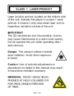 Preview for 16 page of DMTech CD5410 Instruction Manual