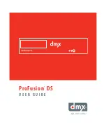 Предварительный просмотр 1 страницы DMX ProFusion DS User Manual