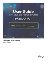 DMX ProFusion iO Pandora User Manual предпросмотр