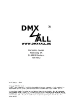 Предварительный просмотр 18 страницы DMX4ALL DMX-LED-Dimmer BB4 User Manual