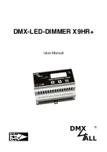 Preview for 1 page of DMX4ALL DMX-LED-DIMMER X9HR+ User Manual