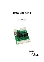 DMX4ALL DMX-Splitter 4 User Manual preview