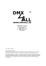 Preview for 21 page of DMX4ALL DMX UNIVERSE DR1.1 RDM User Manual