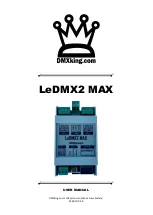 DMXking LeDMX2 MAX User Manual предпросмотр