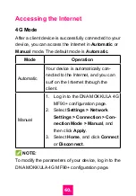 Предварительный просмотр 60 страницы DNA MOKKULA 4G MF90+ Quick Start Manual