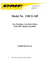 DNF Controls 2MCE-24P User Manuals preview