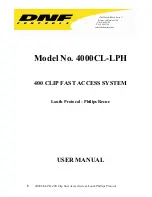 DNF Controls 4000CL-LPH User Manual preview