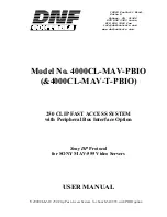 Preview for 1 page of DNF Controls 4000CL-MAV-PBIO User Manual